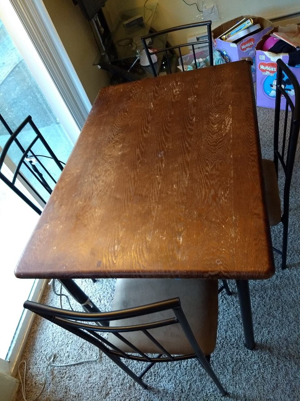 Dining table with 4 chairs