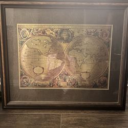 Mar Del Nort Map Wall Decor