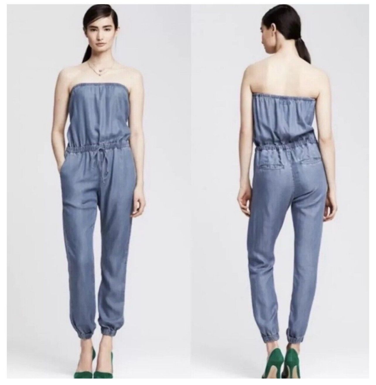 Bañana Republic Chambray Jumpsuit