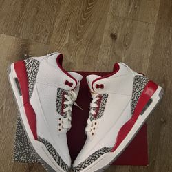 Air Jordan 3 Cardinal Red 