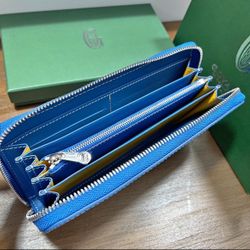 Goyard Matignon GM Wallet Sky Blue