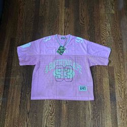 BAPE Line Camo Multi Logo Relaxed Fit Football Jersey