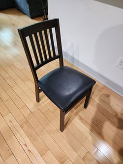 Set of 2 Stakmore Wood Folding Chairs, Padded, Like New