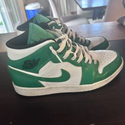 Green Nike Mids 