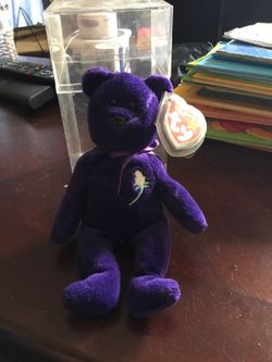 TY Princess Dianna beanie baby Very Rare Made in INDONESIA