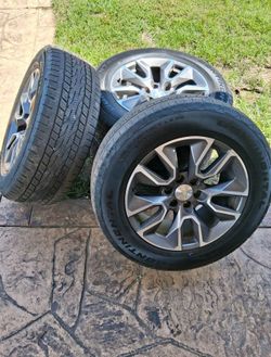 20’ Silverado Tahoe Suburban Rst Wheels Tires 6 Lug
