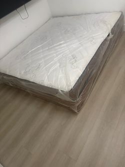 California King Mattress with Box Spring!