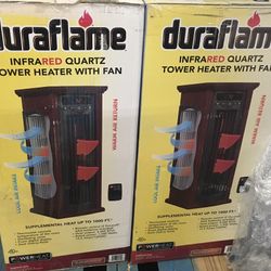 Duraflame Infrared Quartz Tower Heater with Fan