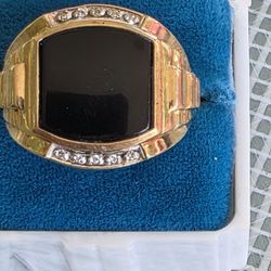 10k Men's Ring With Diamonds Size 10