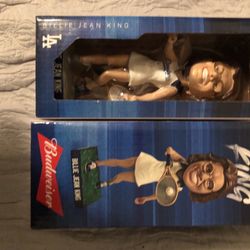 Billie Jean King Dodger bobble head 