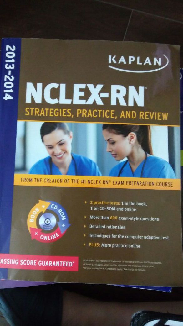 NCLEX RN practice book
