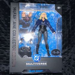 McFarlane DC Multiverse Collectors Edition #54 Black Canary Chase 🔥
