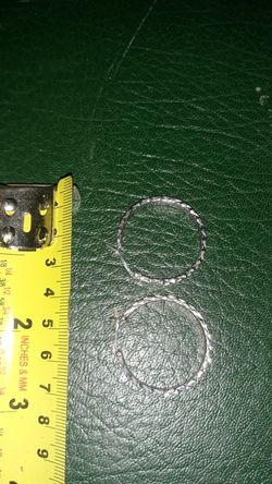 925 Silver Hoop earrings