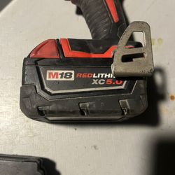 Milwaukee 5.0 Battery M18 Only