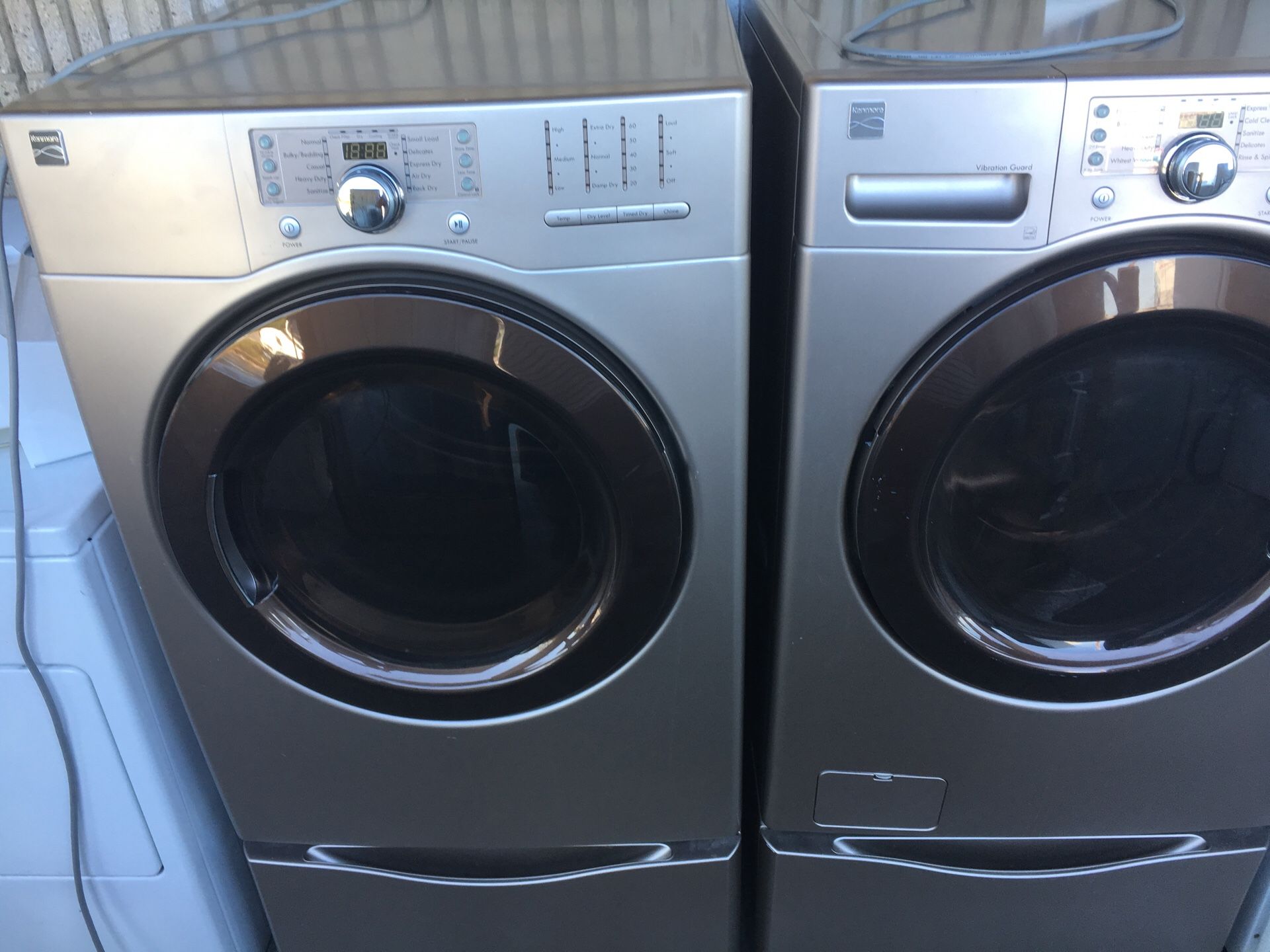 KENMORE WASHER AND DRYER