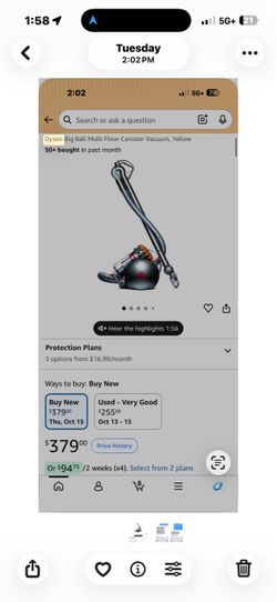 Dyson Big Ball Multi Floor Canister Vacuum