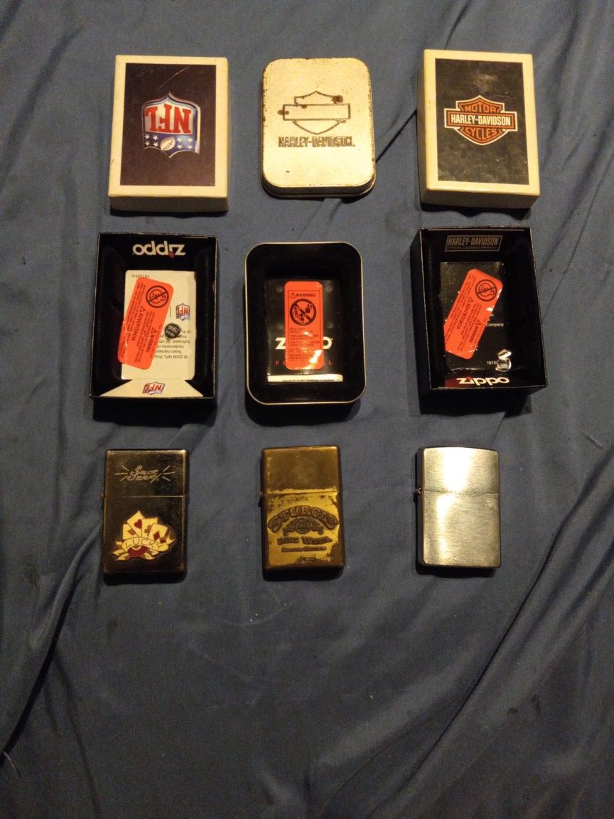 3 Collectible Zippo Lighters Limited Editions