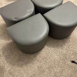 Leather Ottoman