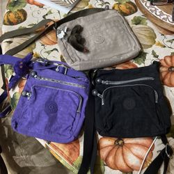 3 Kipling Crossbody Purses 