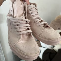 All Pink Vans High Top