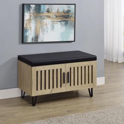 2-door Padded Entryway Shoe Storage Bench 3 Colors! SALE!!