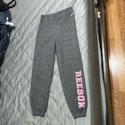 Reebok - Girls Gray Sweatpants Size 7