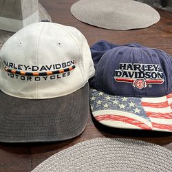 Vintage Harley Davidson hats