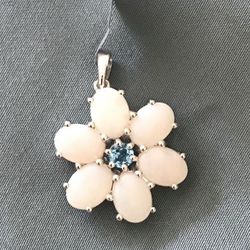 Coober Pedy Opal Floqet Shaped Pendant