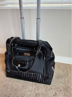 Nicole Miller New York Rolling Underseat Carry-On Bag