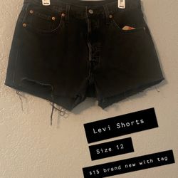 Levi Shorts, Size 12, $15 New With Tags 