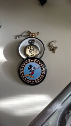 Vintage Mickey Mouse Pocket Watch