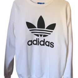 White Adidas Sweater 