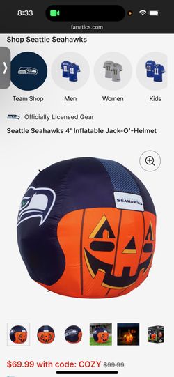 Sea Hawks Pumpkin And Raiders