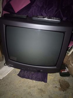 Toshiba tv and tape player