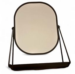 Black vanity mirror