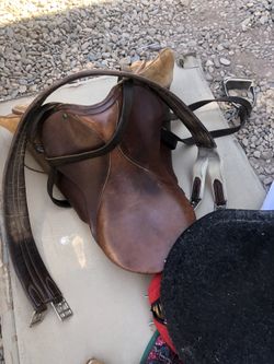 Leather Horse Saddle In Great Condition