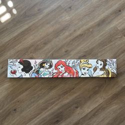 Disney Princess Canvas - Snow White, Jasmine, Ariel, Cinderella & Belle