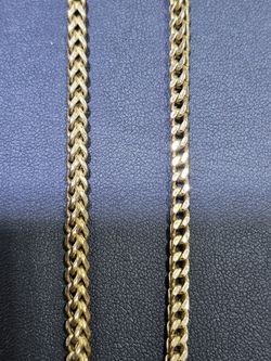 *On Sale* 14kt YG Franco Necklace. (C-3) 17", 5mm, Semi-Solid. ASK FOR RYAN. #(contact info removed)32