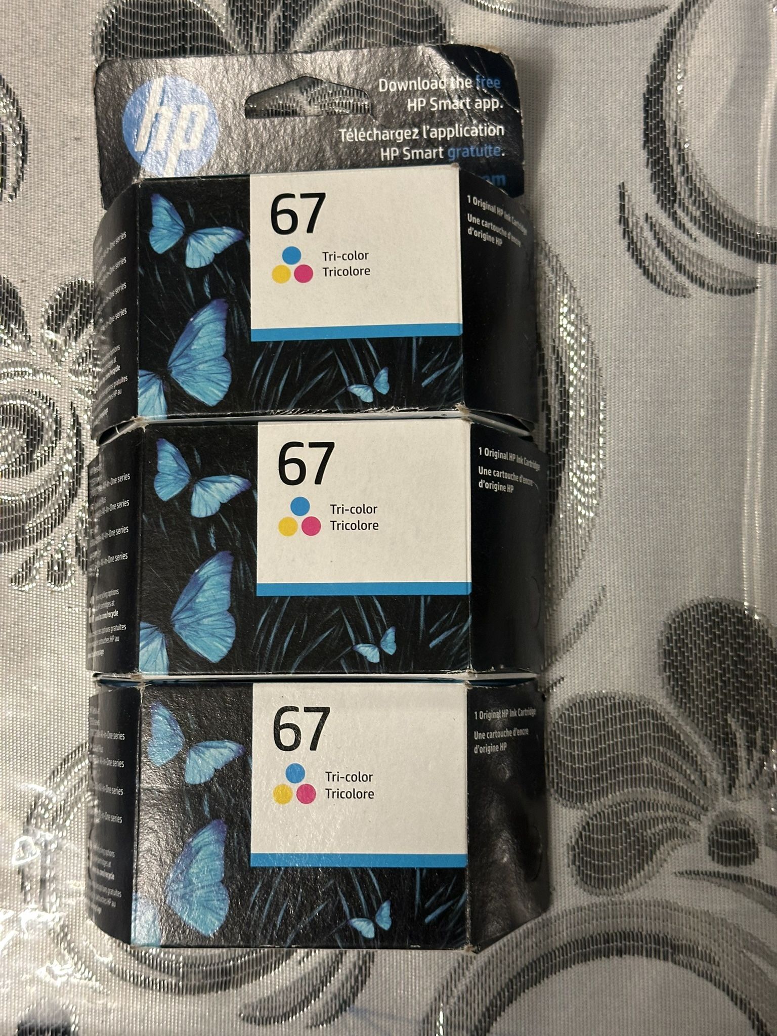 HP 67 Tri-color Ink Cartridge: Standard Yield, HP 67 Series, 3 Colors ...
