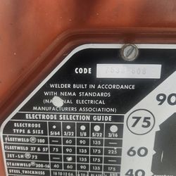 Lincoln Electric Tombstone Stone Stick Welder 