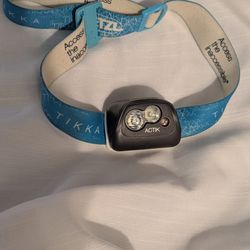 Petzl Actik headlamp, a compact, multi-beam lighting device designed for dynamic outdoor activities like mountaineering, running, and hiking. 
Brightn