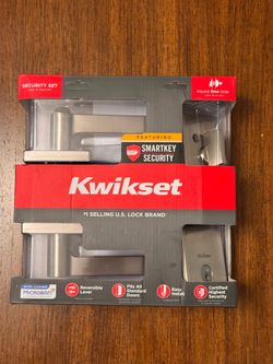Kwikset Security Set - Satin Nickel
