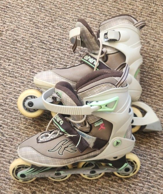 K2 Athena Inline Roller Skates T-Nine Breast Cancer Awareness (Womens Size 9)