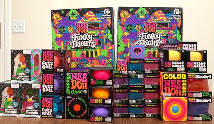 Nee Doh Squishy Toy Collection Lot and dumplings and jumbos