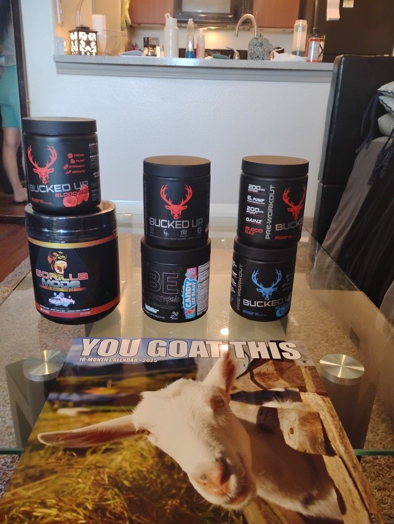 PRE WORKOUT BEAST BUNDLE...Bucked Up...ABE/All Black Everything... Gorilla Mode