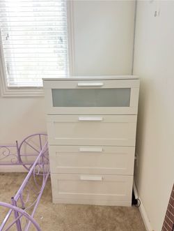 White IKEA Dresser