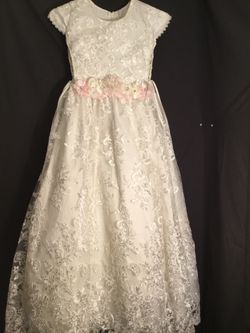 Girls first communion dress size 10