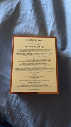 Ingenious Ginger By GoldField & Banks