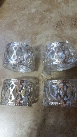 Vintage Silver Plated Napkin Rings