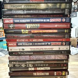 LOT OF METAL CONCERT DVD OZZIE SLAYER BOWIE AND MORE! 